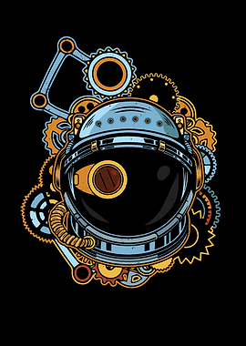 Astronaut Steampunk Helmet