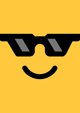 Smiling face sunglasses