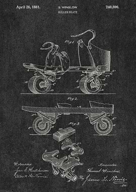 1881 Roller Skate