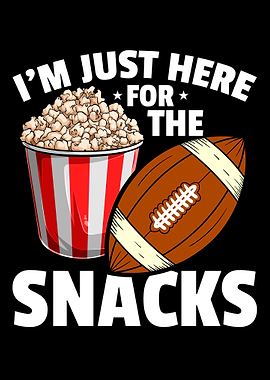 Football Popcorn Snack