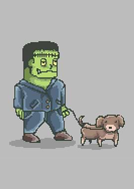 Frankenstein pixel art