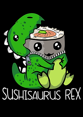 Dinosaur Gift Sushi Lover