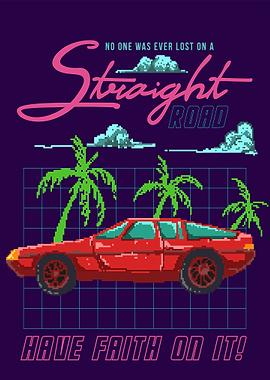 retro 80s car