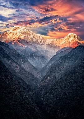 Himalayas Sunset