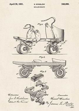 1881 Roller Skate