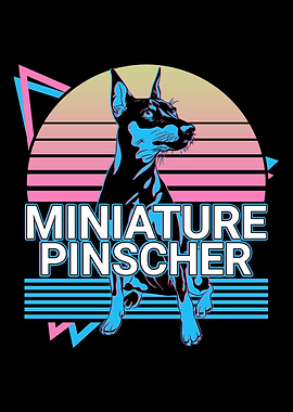 Miniature Pinscher Retro