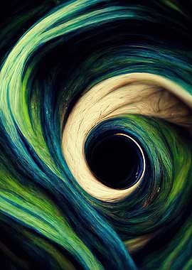 Blue Green Black Hole