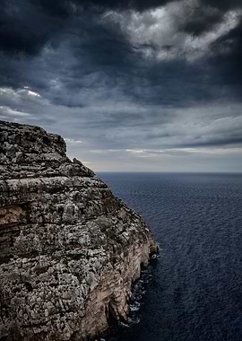 Malta Island Gloomy Coast