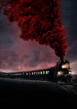 Red steam orient express