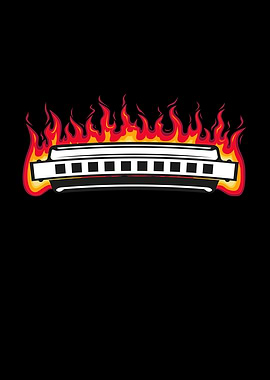 Harmonica Flame Music