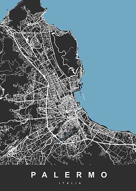 PALERMO ITALY City Map