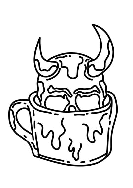 death cup skull