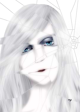 Girl In The Broken Mirror