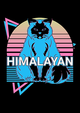 Himalayan Cat Retro