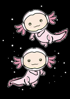 Axolotl Space Gift Kids