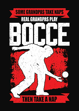 Bocce Player Grandpa
