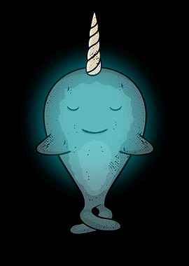 Meditating Narwal Gift