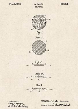 1908 Golf Ball