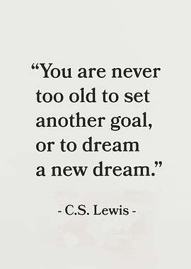 You are never too old to s