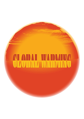 Global Warming Orange Suns