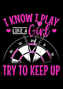 Darts Girl Dartboard
