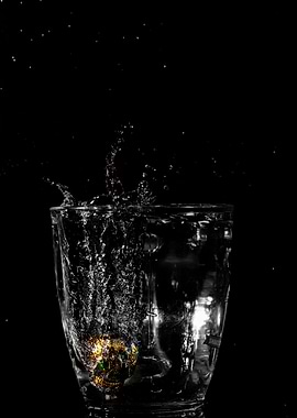 Skull Ring Splash Water