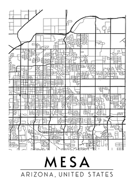 Mesa Arizona Map