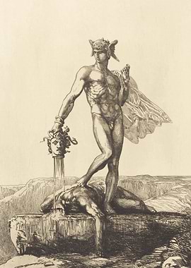 Perseus With Medusa Head