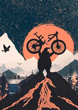 Orange Moon and Punks Bear