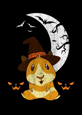 Halloween Hamster Pumpkins