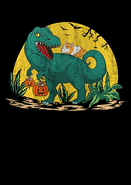 Hamster TRex Halloween