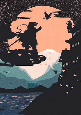 Orange Moon and Punks Bear