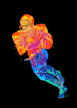 Abstract american football