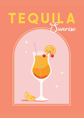 Tequila Sunrise Poster