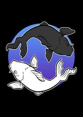 Yin Yang Koi Fish