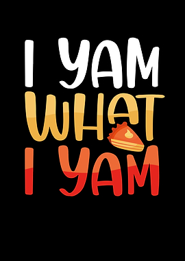 I yam what I yam pumpkin