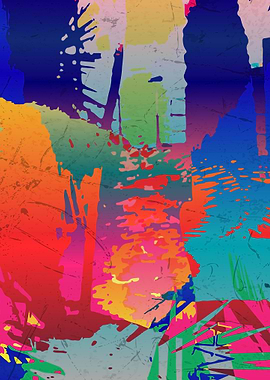 Abstract tropical feeling