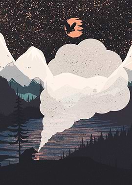 Orange Moon and Punks Bear