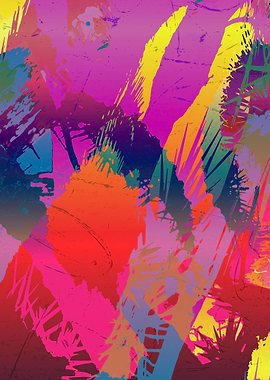 Abstract tropical morning