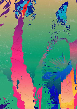 Abstract tropical mood