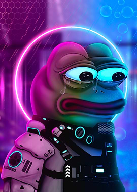 Pepe cyberpunk