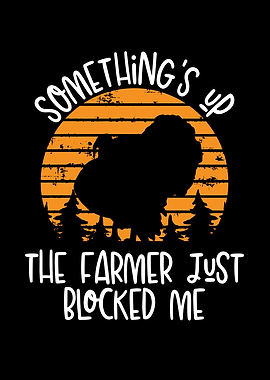 The farmer just blocked tu