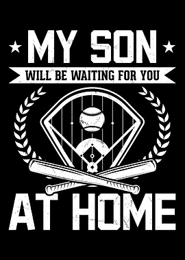 Son Baseball Dad Mom