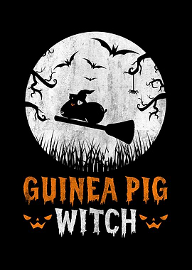 Halloween Guinea Pig Witch