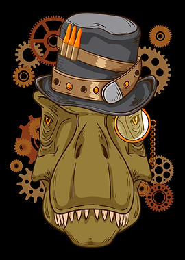 Steampunk Dinosaur T Rex