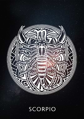 Zodiac Sign Scorpio Galaxy