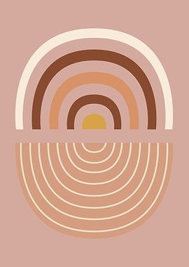 Boho Kids rainbow wall art