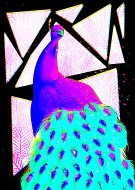 Retro Peacock
