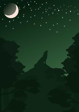 Wolf In The Night Flat