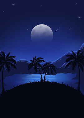 Island Vibes At Night